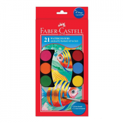 Acuarele de apa Faber Castell 21 culori