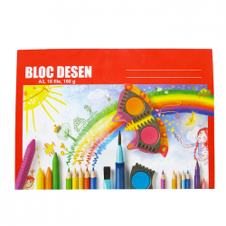 Bloc desen Faber Castell A3 16 file 160 g/mp