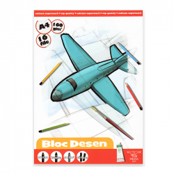 Bloc desen Pigna A4 16 file 160 g/mp