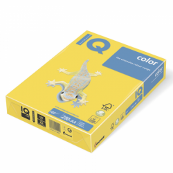 Carton color A4 IQ 160 g/mp 250 coli/top galben intens