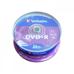 DVD+R Verbatim, 4.7 GB,...