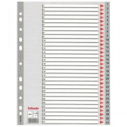 Separatoare index plastic 1-31 ESSELTE