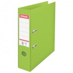 Biblioraft plastifiat ESSELTE 7.5cm verde vivida standard 