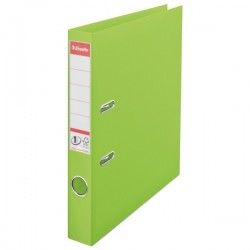 Biblioraft plastifiat ESSELTE 5cm verde vivida standard 