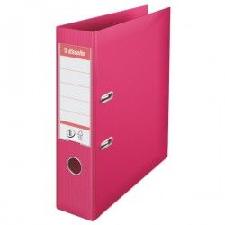 Biblioraft plastifiat ESSELTE 7.5cm fuchsia standard 