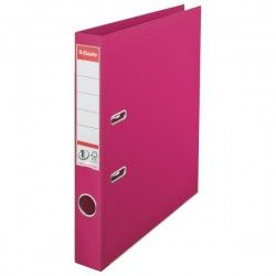 Biblioraft plastifiat ESSELTE 5cm fuchsia standard 