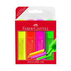 Set textmarker Faber Castell Superfluorescent 4/set 154604