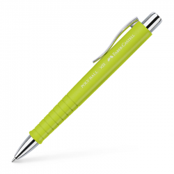 Pix cu mecanism si grip Faber Castell Poly Ball lime...