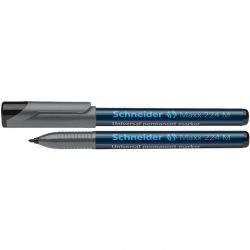 Marker permanent Schneider Maxx 224 M negru 1.0 mm