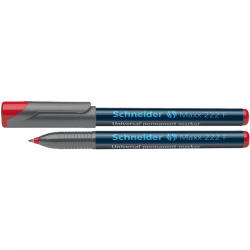 Marker permanent Schneider Maxx 222 F rosu 0.7 mm