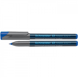 Marker permanent Schneider Maxx 222 F albastru 0.7 mm