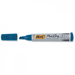 Marker permanent Bic 2300 albastru