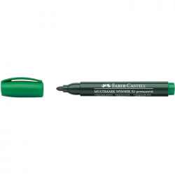 Marker permanent Faber Castell 157863 verde