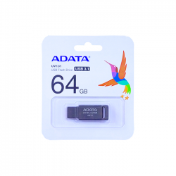 Memory stick USB 3.1 Adata UV131 64 GB metalic, fara capac