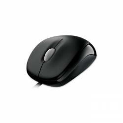 Mouse optic Microsoft 1344 cu fir USB, negru