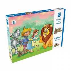 Puzzle 100 de piese cu povesti - Vrajitorul din Oz