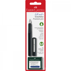 Stilou Faber Castell scolar carbon 149809 cu 6 patroane