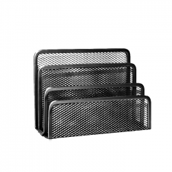 Suport pentru plicuri metalic mesh Forpus 30563 negru