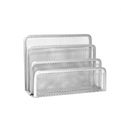 Suport pentru plicuri metalic mesh Forpus 30573 silver