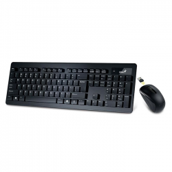 Kit tastatura si mouse Genius SlimStar 8005 wireless, negru