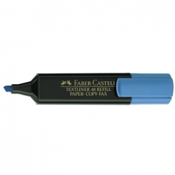 Textmarker Faber Castell albastru 154851